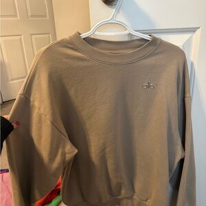 ALO Yoga Tan Sweatshirt